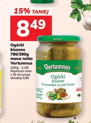 Ogórki kiszone Vortumnus promocja w Hitpol