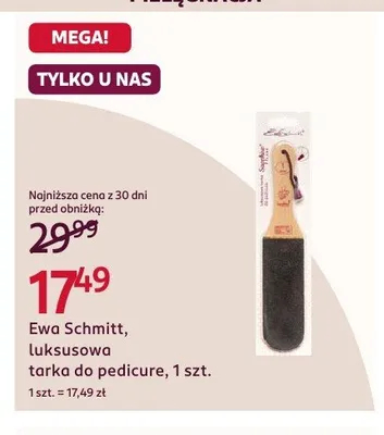 Luksusowa tarka do pedicure Ewa Schmitt promocja w Rossmann
