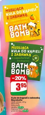 Kula do kąpieli z zabawką Bayabelle o zapachu mango promocja w Dino