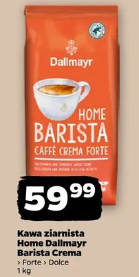 Kawa ziarnista Home Dallmayr Barista Crema (Forte, Dolce) promocja w Netto