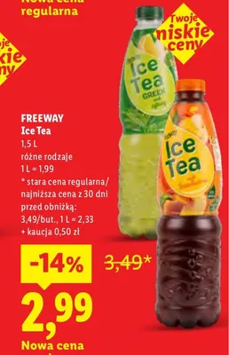 Ice Tea Freeway promocja w Lidl