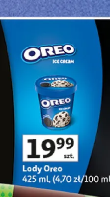 Lody Oreo promocja w Auchan