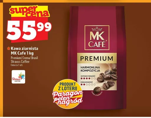 Kawa ziarnista MK Café Premium promocja w TOPAZ