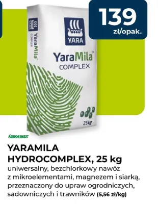 Nawóz Yaramila Hydrocomplex promocja w PSB Mrówka