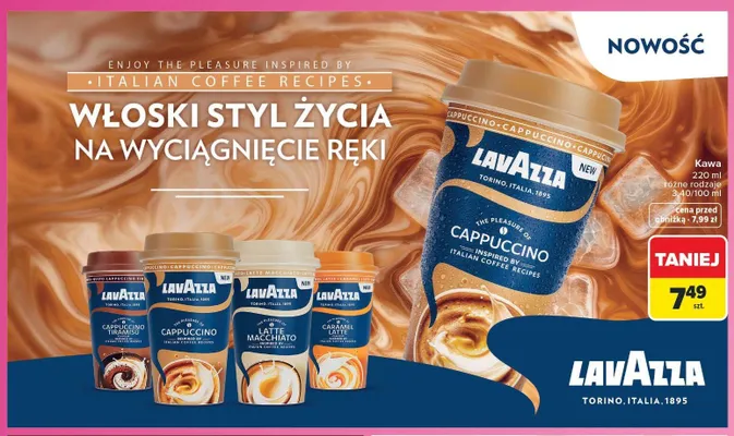 Kawa Lavazza Latte Macchiato promocja w Carrefour
