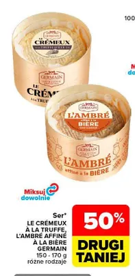 Ser L'Ambré affiné à la bière Germain promocja w Carrefour