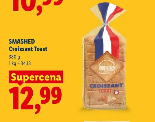 Croissant Toast Smashed promocja w Lidl
