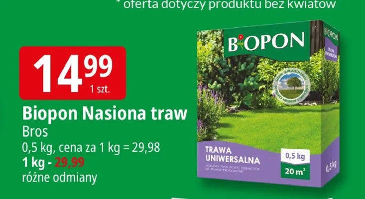 Nasiona traw uniwersalna promocja w Leclerc