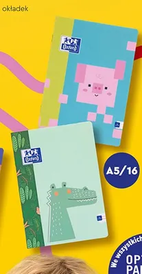 Zeszyt Oxford A5/16 Touch Trend promocja w Biedronka