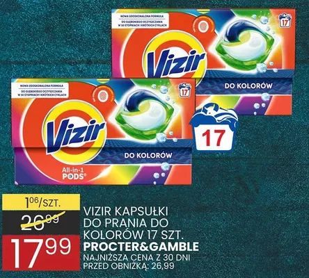 Kapsułki do prania do kolorów 17 szt. procter&gamble promocja w Wafelek