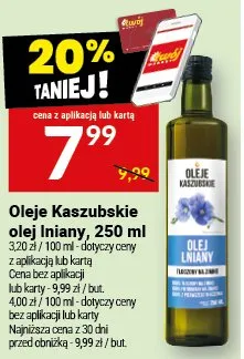Oleje kaszubskie olej lniany promocja w Twój Market