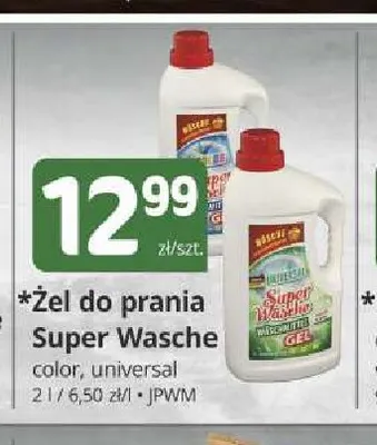 Żel do prania Super Wasche color promocja w Marketvita