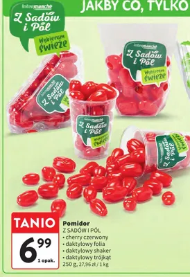 Pomidor cherry czerwony promocja w Intermarche