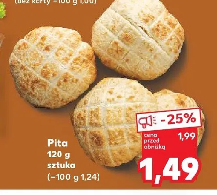 Pita 120 g promocja w Kaufland