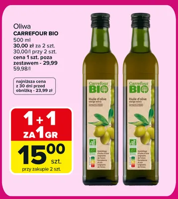 Oliwa Carrefour Bio promocja w Carrefour