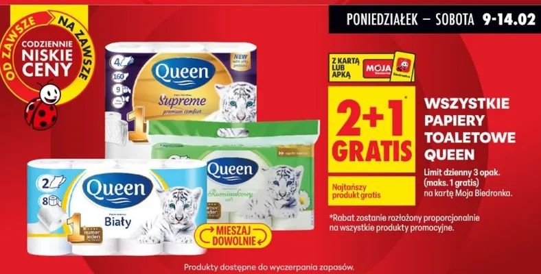 Papiery toaletowe promocja w Biedronka