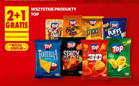 Chipsy Green Onion TOP promocja w Biedronka