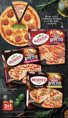 Pizza Grande Appetito Hortex z szynką i pieczarkami promocja w Delikatesy Centrum