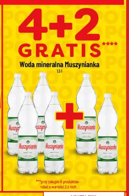Woda mineralna gazowana Muszynianka promocja w POLOmarket