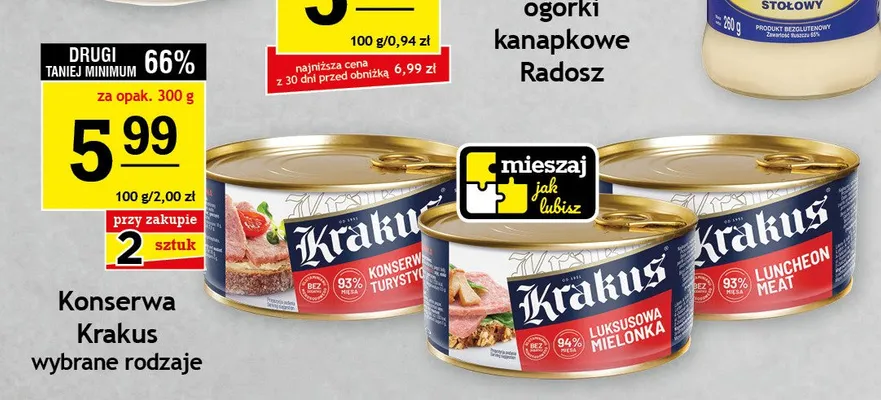 Luncheon meat Krakus promocja w Gram Market
