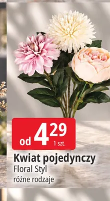 Kwiat pojedynczy Floral Styl promocja w Leclerc