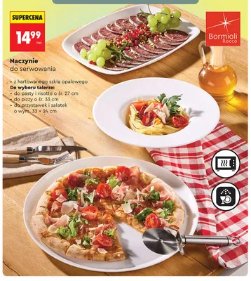 Naczynie do serwowania Bormioli Rocco talerz do pasty i risotto promocja w Biedronka