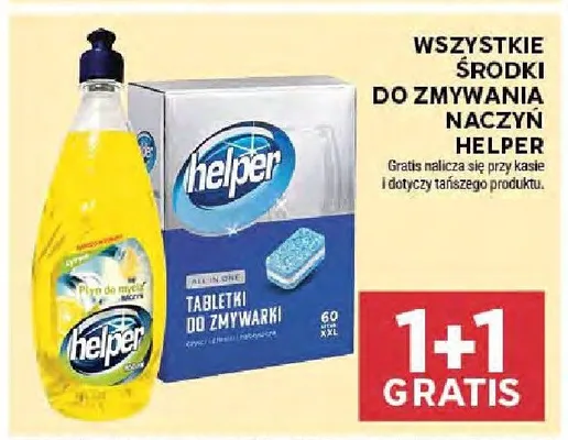 Środki do zmywania naczyń HELPER promocja w Stokrotka