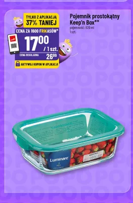 Pojemnik prostokątny Luminarc Keep'n Box 820 ml promocja w POLOmarket
