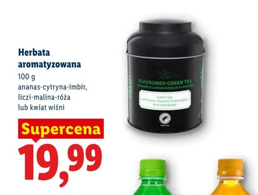 Herbata aromatyzowana ananas-cytryna-imbir promocja w Lidl