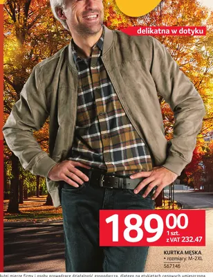 Kurtka męska promocja w Selgros