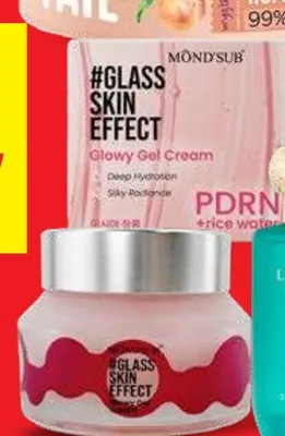 Krem do twarzy Mond'Sub #Glass Skin Effect Glowy Gel Cream promocja w Lidl