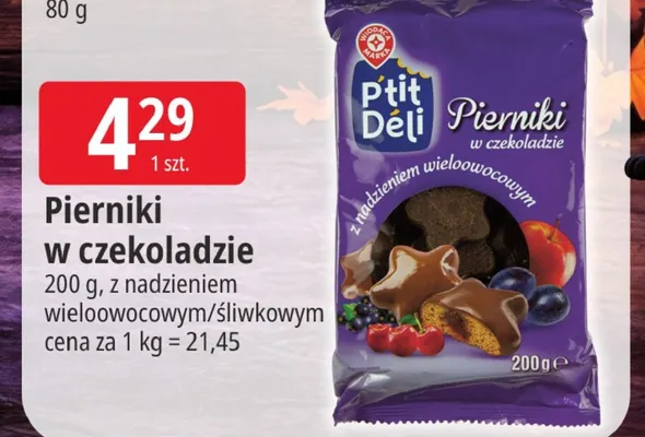 Pierniki w czekoladzie P'tit Déli promocja w Leclerc