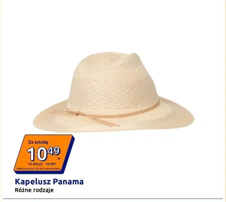 Kapelusz Panama promocja w Action