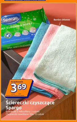 Ściereczki z mikrofibry Spargo promocja w Action