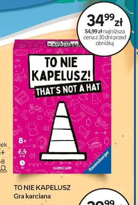Gra karciana To Nie Kapelusz promocja w Empik