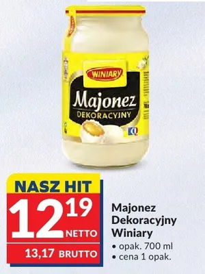 Majonez Dekoracyjny Winiary promocja w Makro