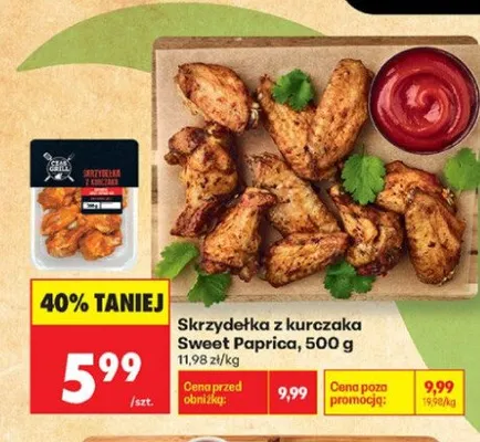 Skrzydełka z kurczaka Sweet Paprica Czas na Grill promocja w Biedronka
