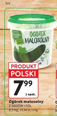 Ogórek małosolny Z Sadów I Pół promocja w Intermarche