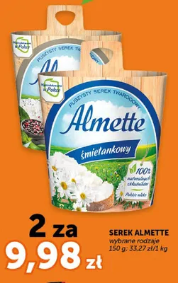 Puszysty serek twarogowy Almette promocja w Euro Sklep