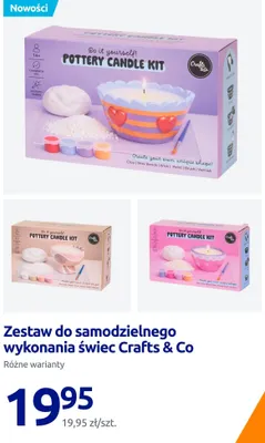 Zestaw do samodzielnego wykonania świec Crafts & Co promocja w Action
