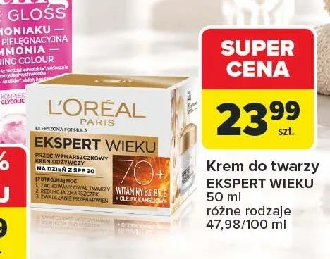 Krem do twarzy L'Oréal Ekspert Wieku promocja w Carrefour