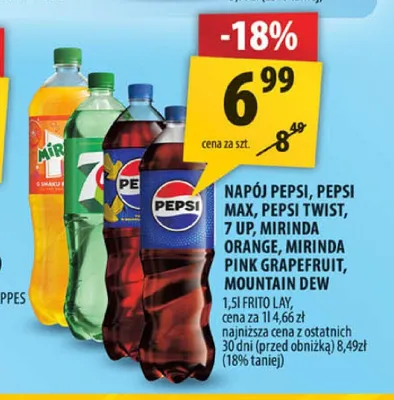 Napój Pepsi Twist promocja w Arhelan