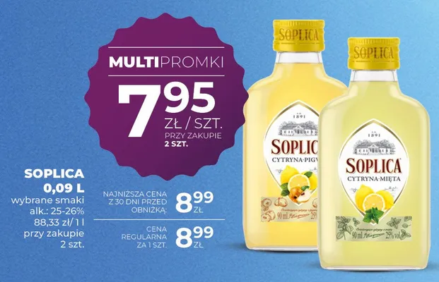 Wódka Soplica Cytryna-Pigwa promocja w Duży Ben