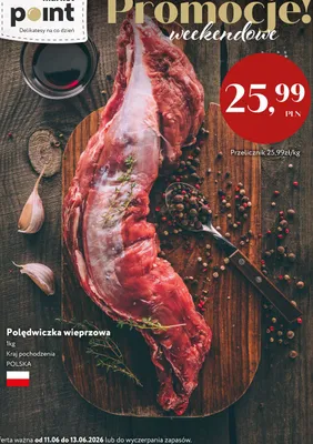 Polędwiczka wieprzowa polska promocja w Market Point