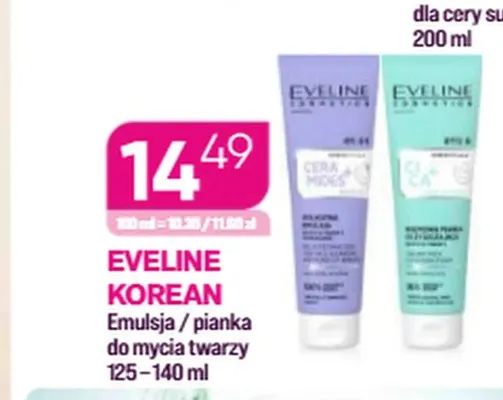 Emulsja / pianka do mycia twarzy Eveline Korean promocja w Drogerie Koliber