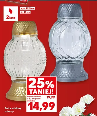 Znicz szklany 450-d promocja w Kaufland