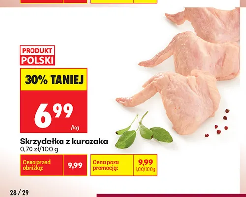 Skrzydełka z kurczaka promocja w Biedronka