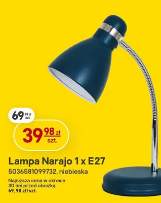 Lampa Narajo 1 x E27 promocja w Castorama