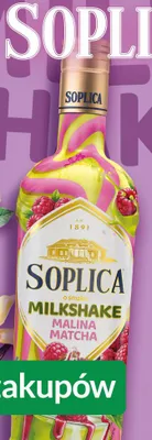 Likier Soplica Milkshake Malina Matcha promocja w Lidl