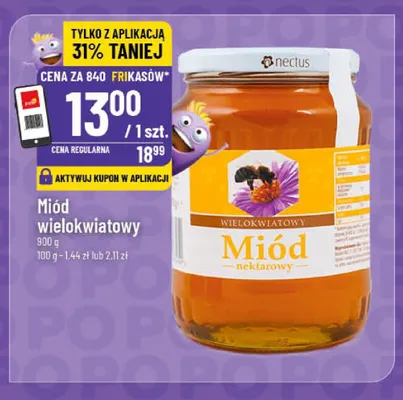 Miód wielokwiatowy nektarowy Nectus promocja w POLOmarket